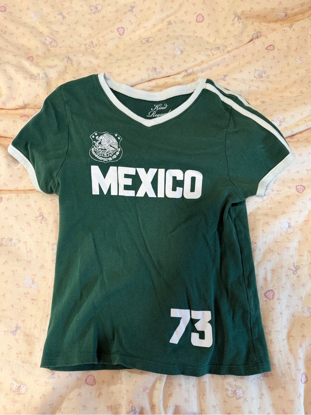 Mexico Green Short Sleeve Graphic Tee
